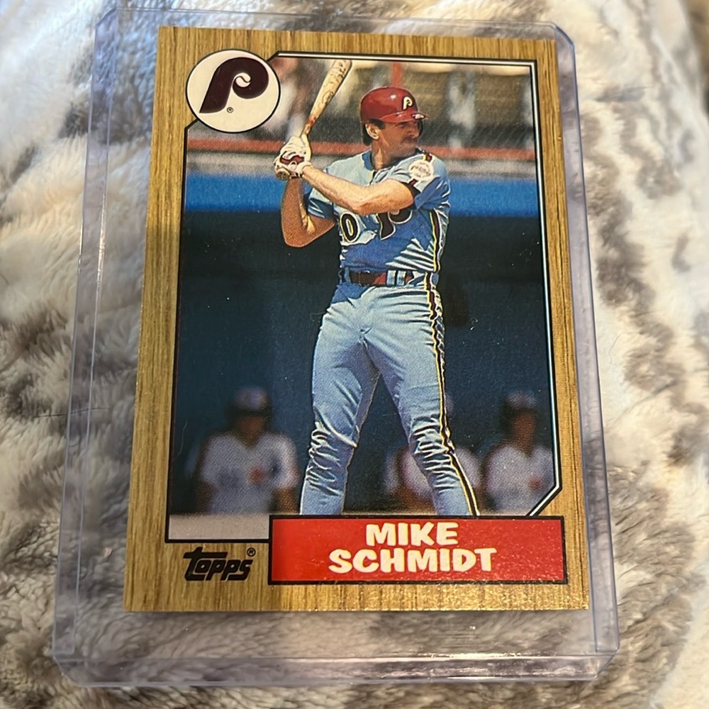 Mike Schmidt #430 1987 Topps Baseball Trading Card